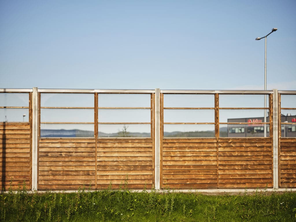 Støyskjerm i element