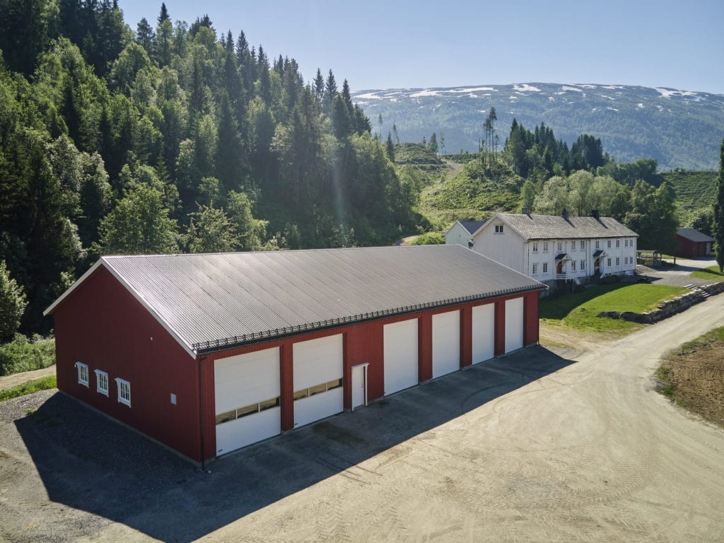 Redskapshus Rød