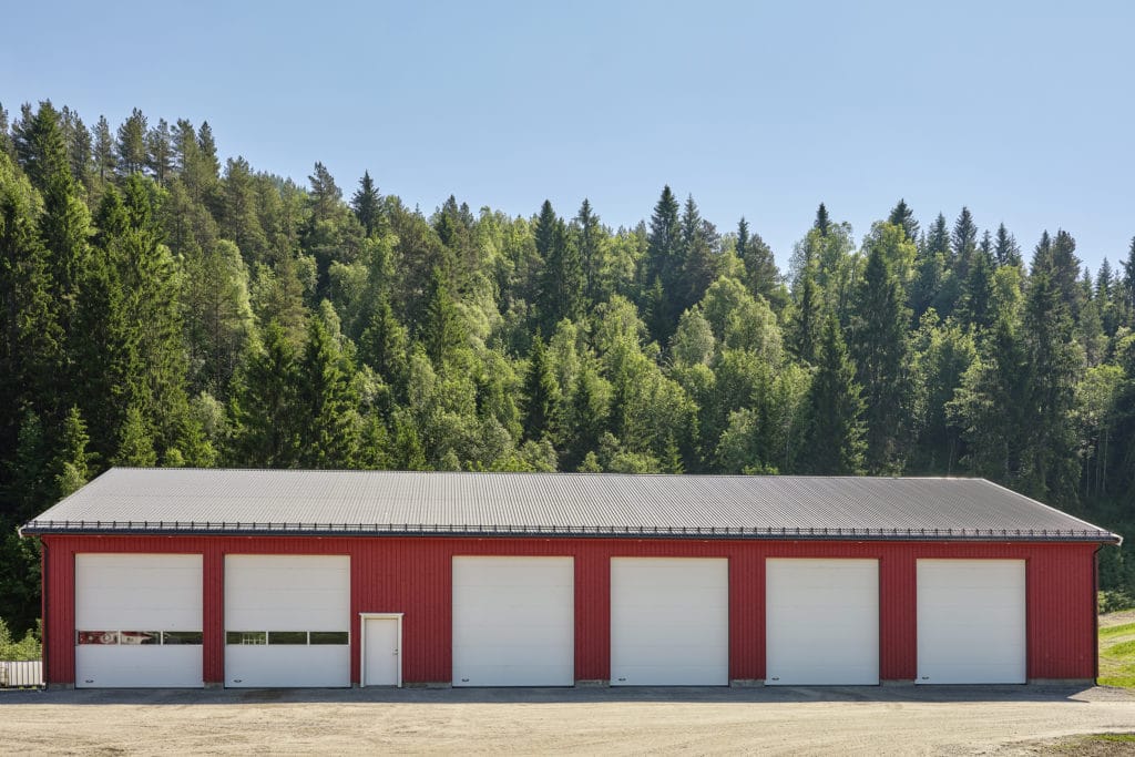 Redskapshus Rød